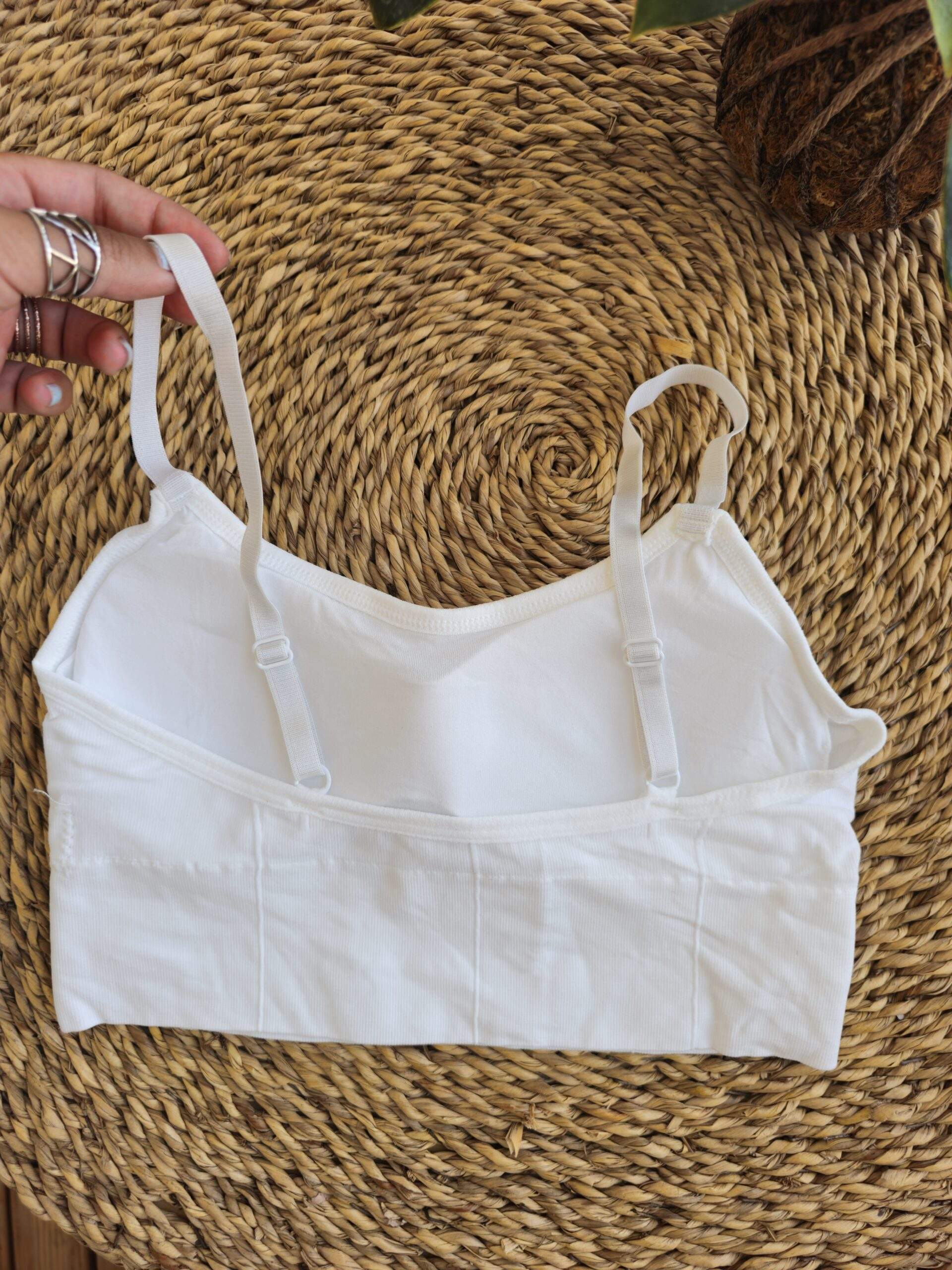 نیمتنه زنانه کبریتی فری سایز سفید - تصویر 3